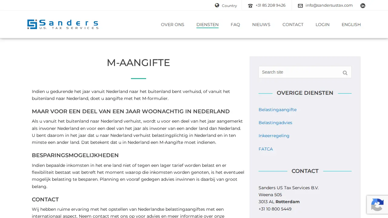 Internationaal belastingadvies page