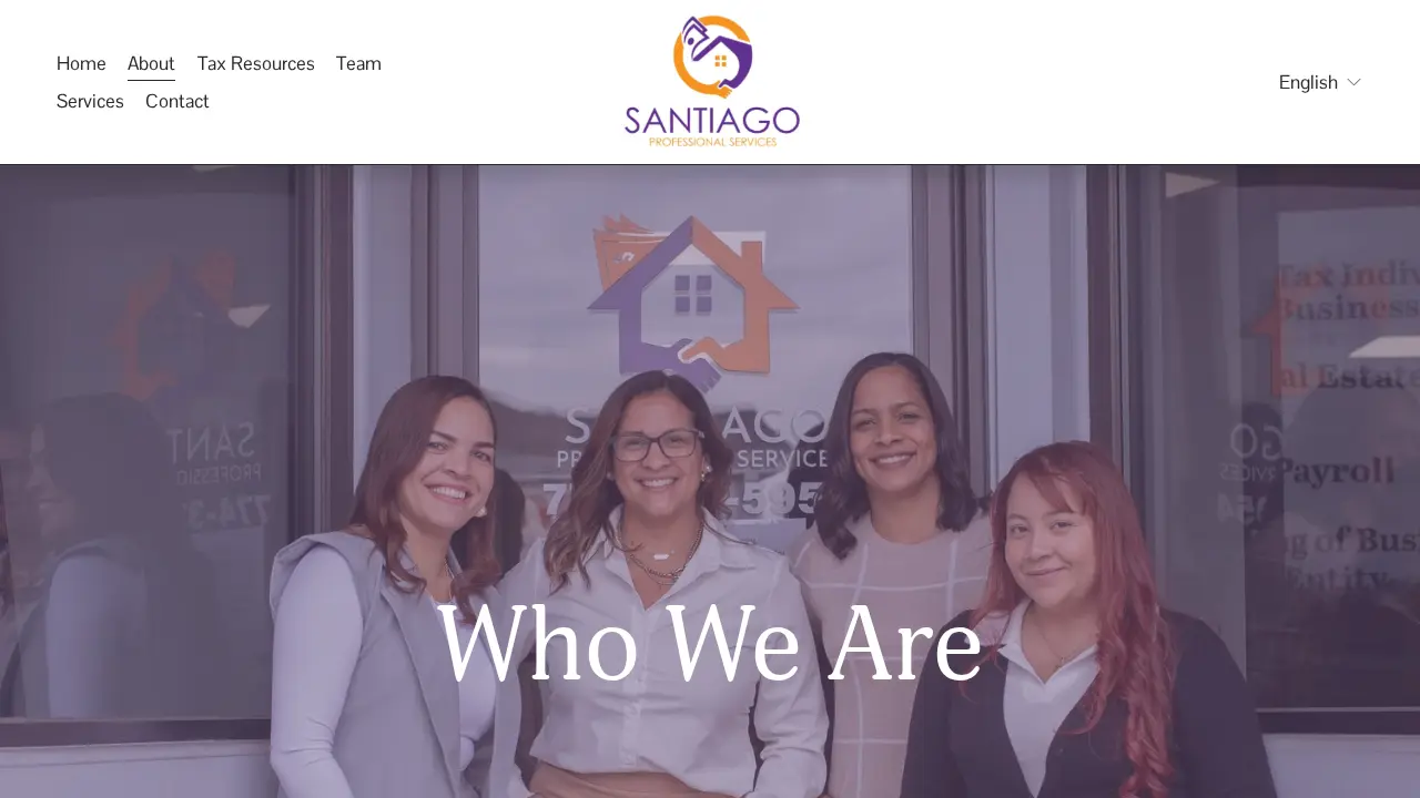 Santiago Professional Services LLC. page