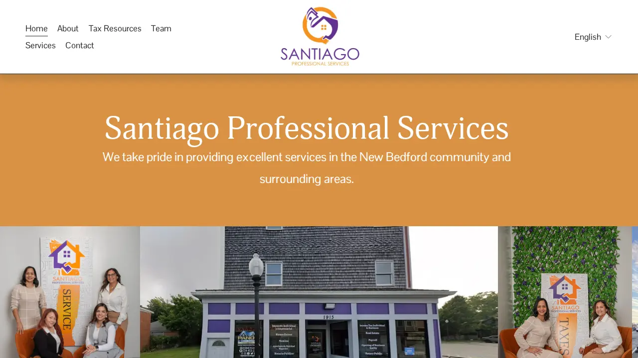 Santiago Professional Services LLC. page