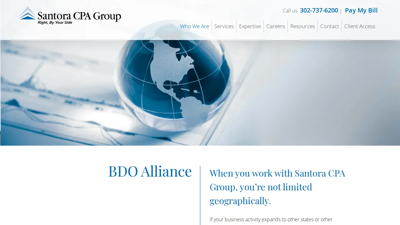 Santora CPA Group page