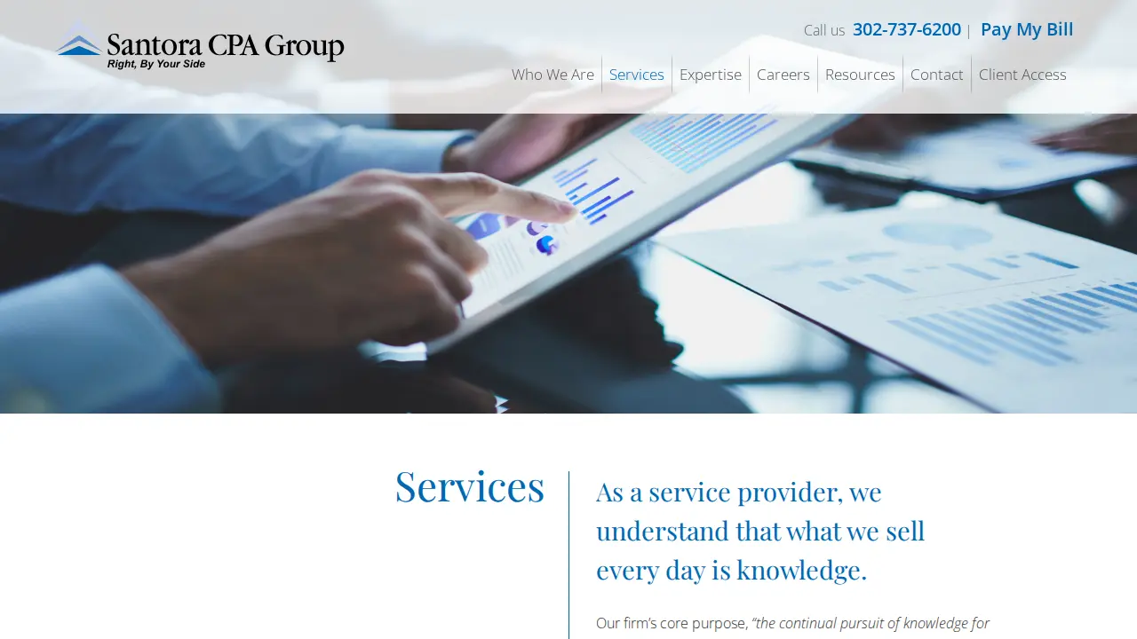 Santora CPA Group page