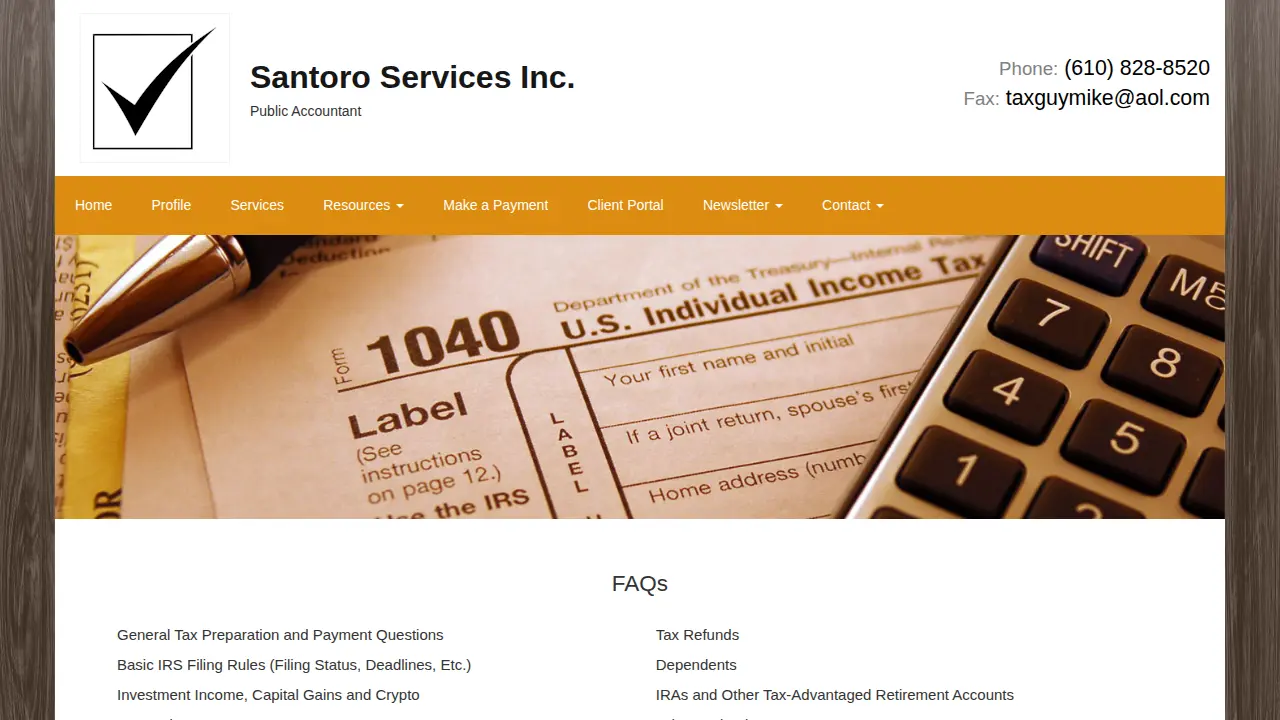 Santoro Services, Inc page