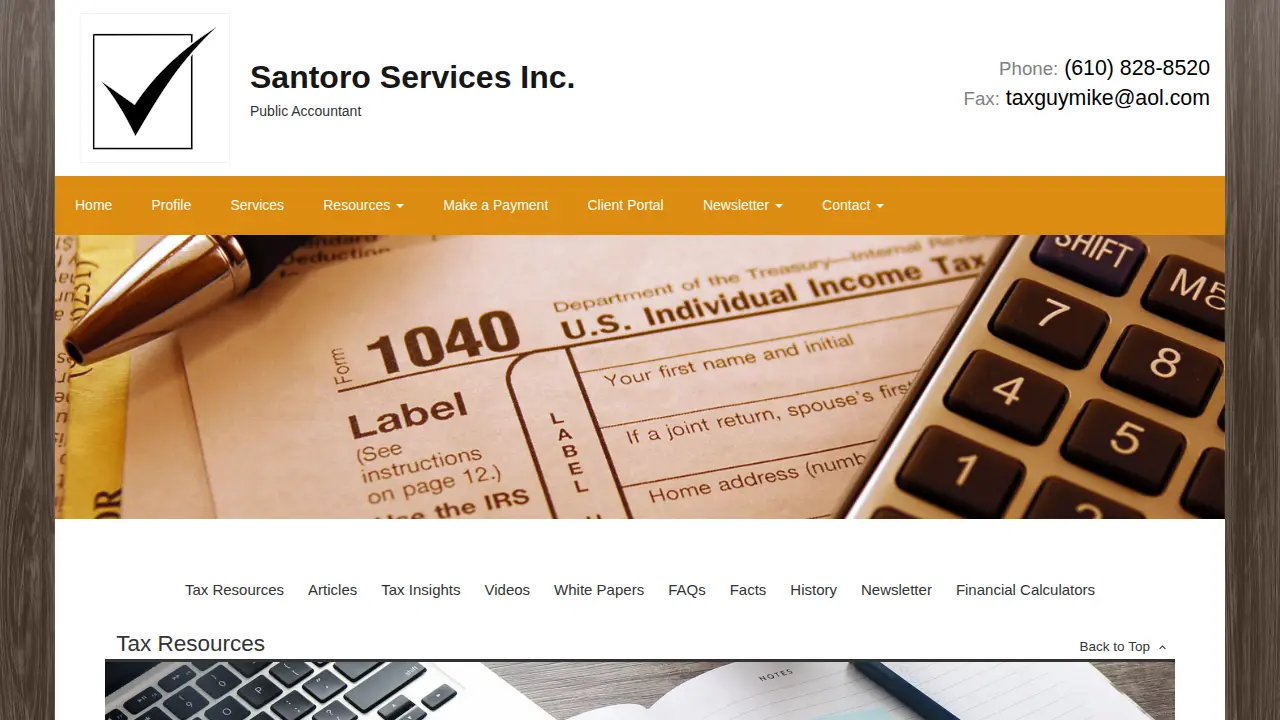 Santoro Services, Inc page