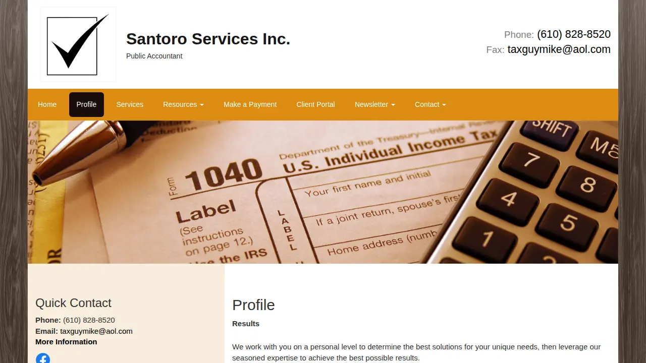Santoro Services, Inc page