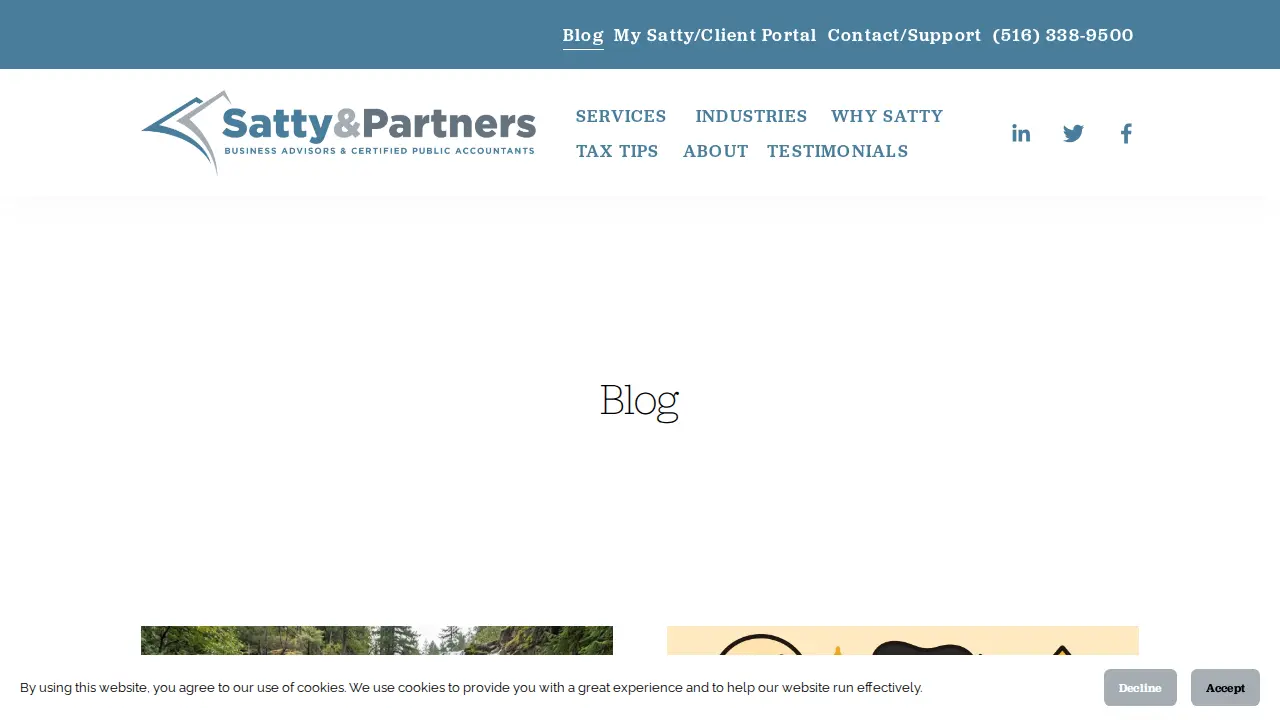 Satty, Levine & Ciacco, CPAs, P.C. page