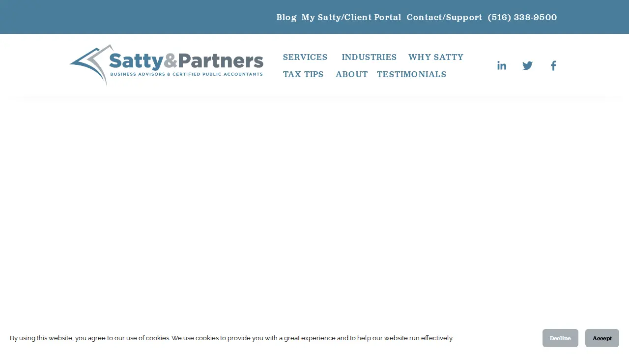 Satty, Levine & Ciacco, CPAs, P.C. page