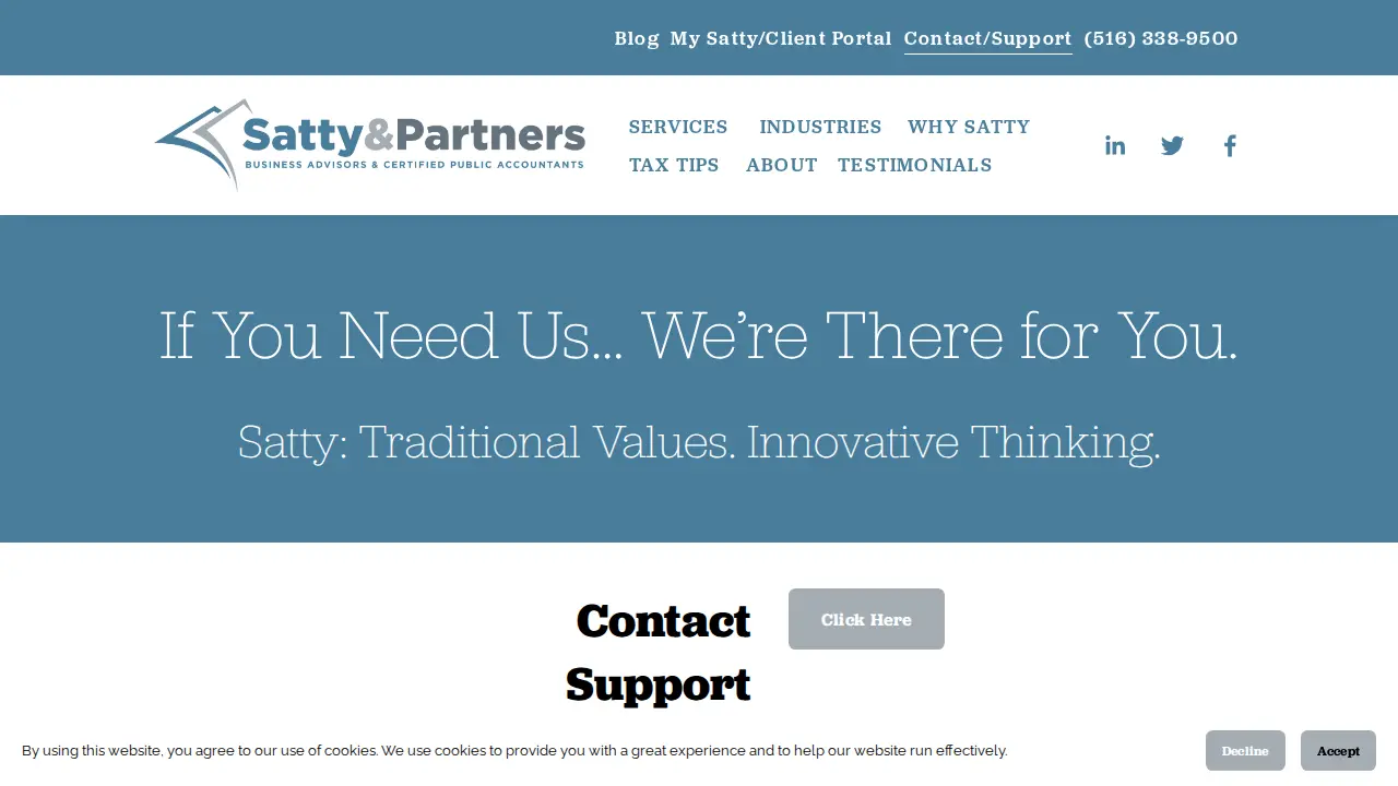 Satty, Levine & Ciacco, CPAs, P.C. page
