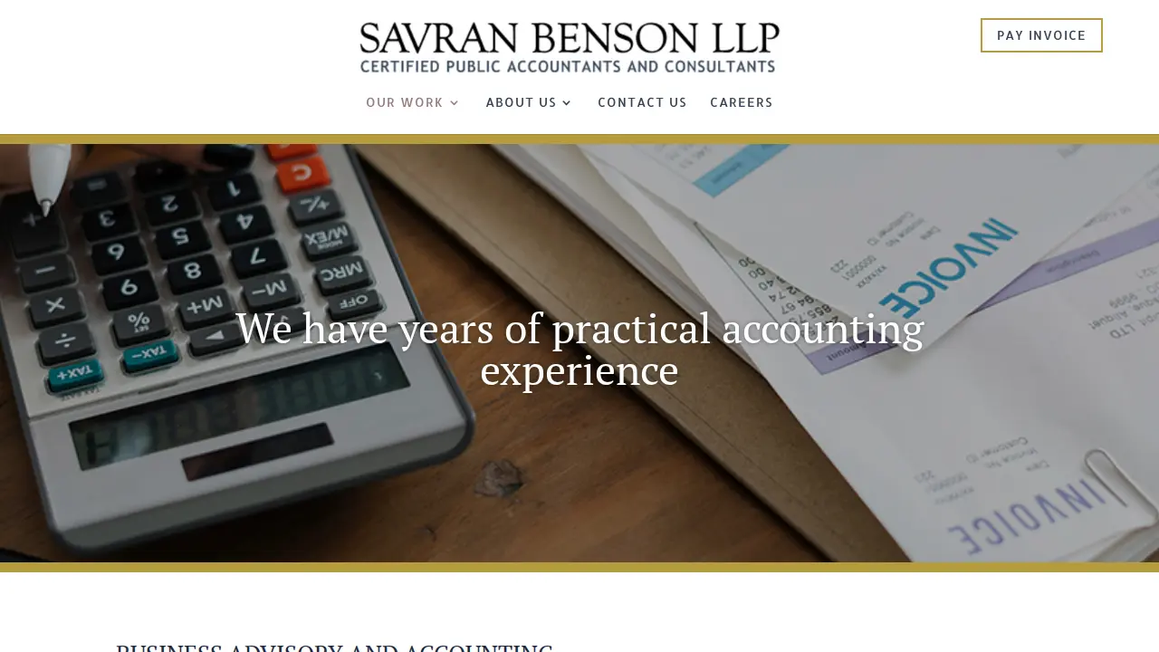 Savran Benson LLP page
