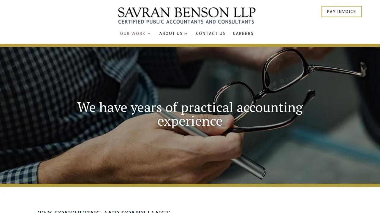 Savran Benson LLP page
