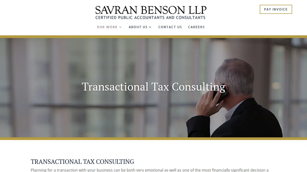 Savran Benson LLP page