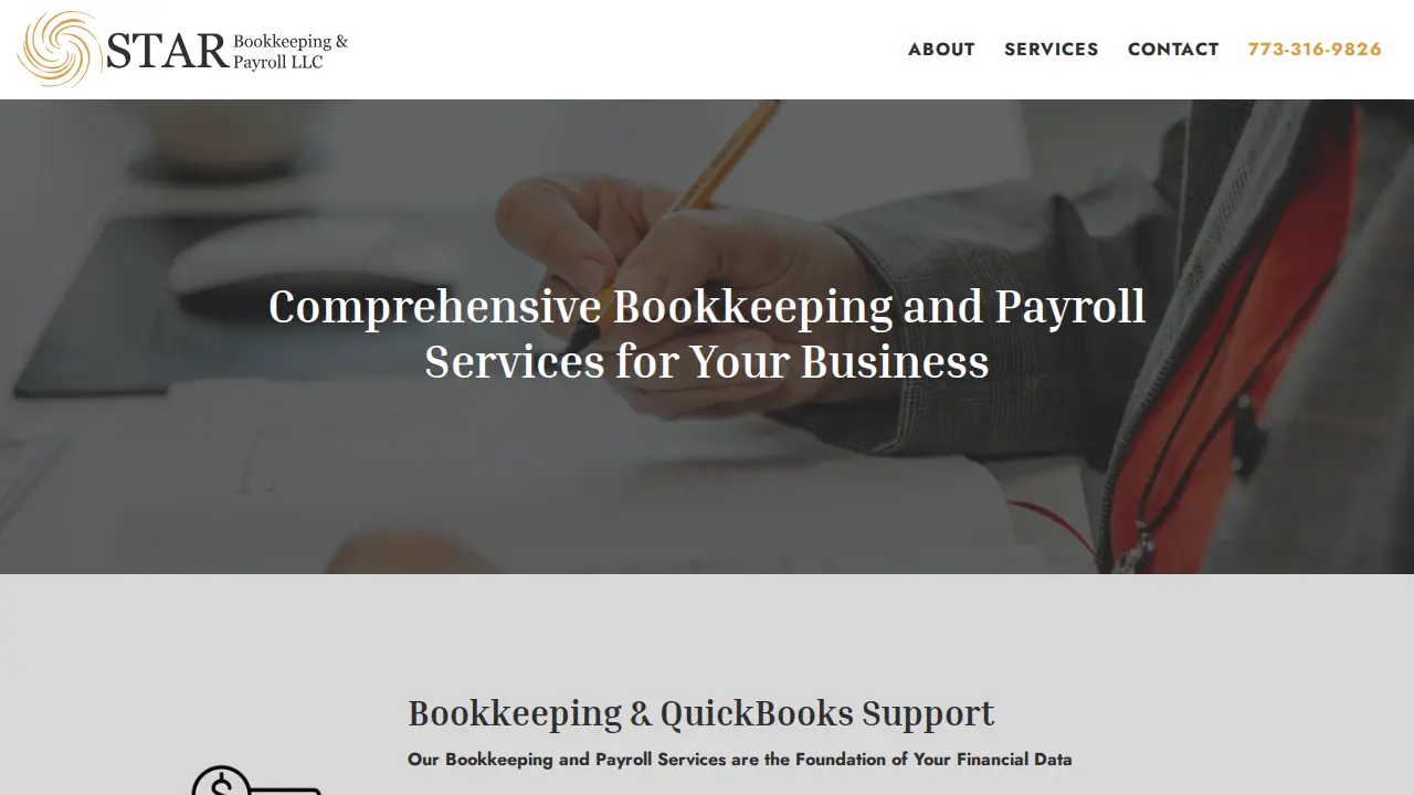 STAR Bookkeeping & Payroll page