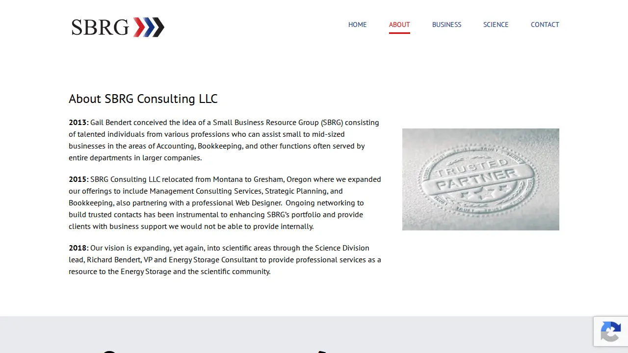 Sbrg, Inc. page