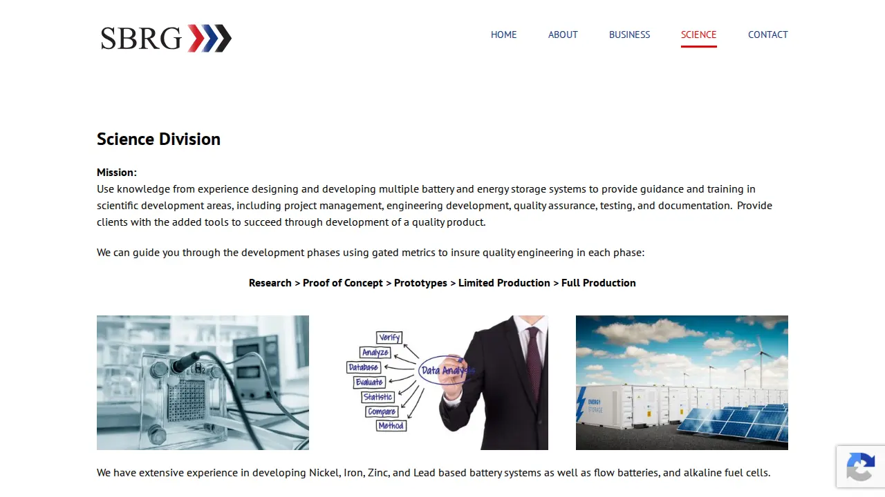 Sbrg, Inc. page