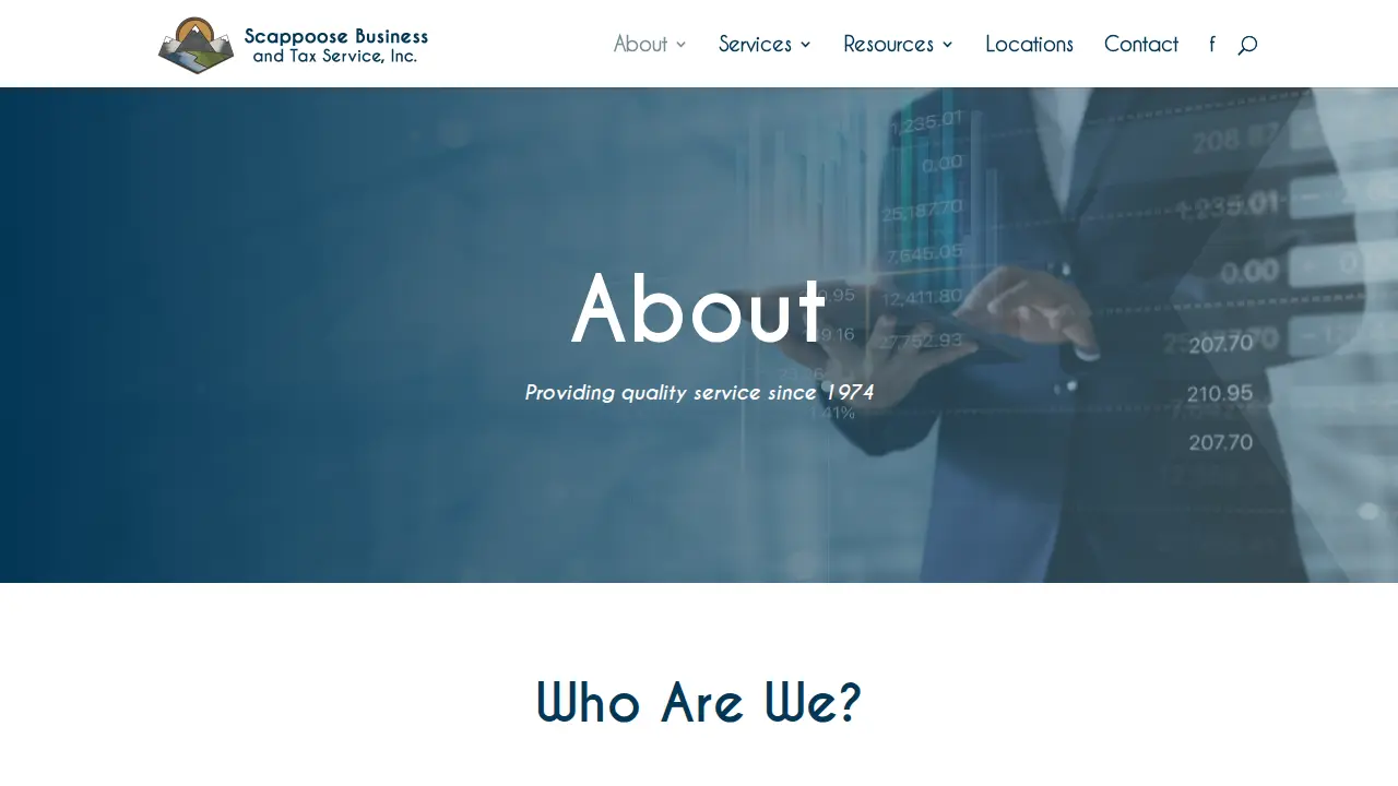 Scappoose Business & Tax Services page