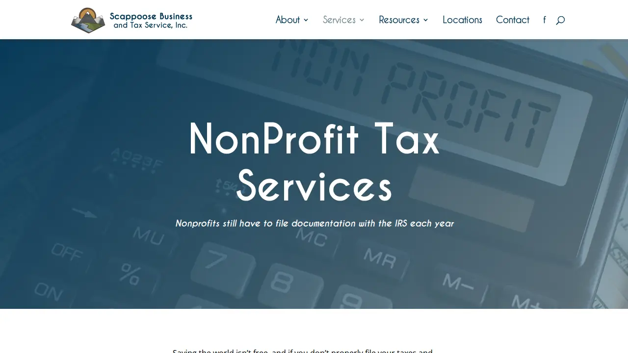 Scappoose Business & Tax Services page