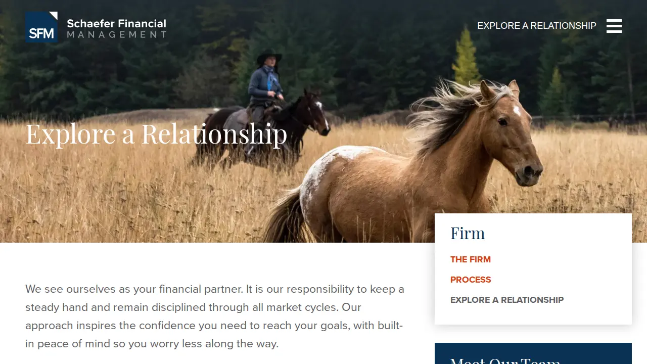 Schaefer Financial Management page