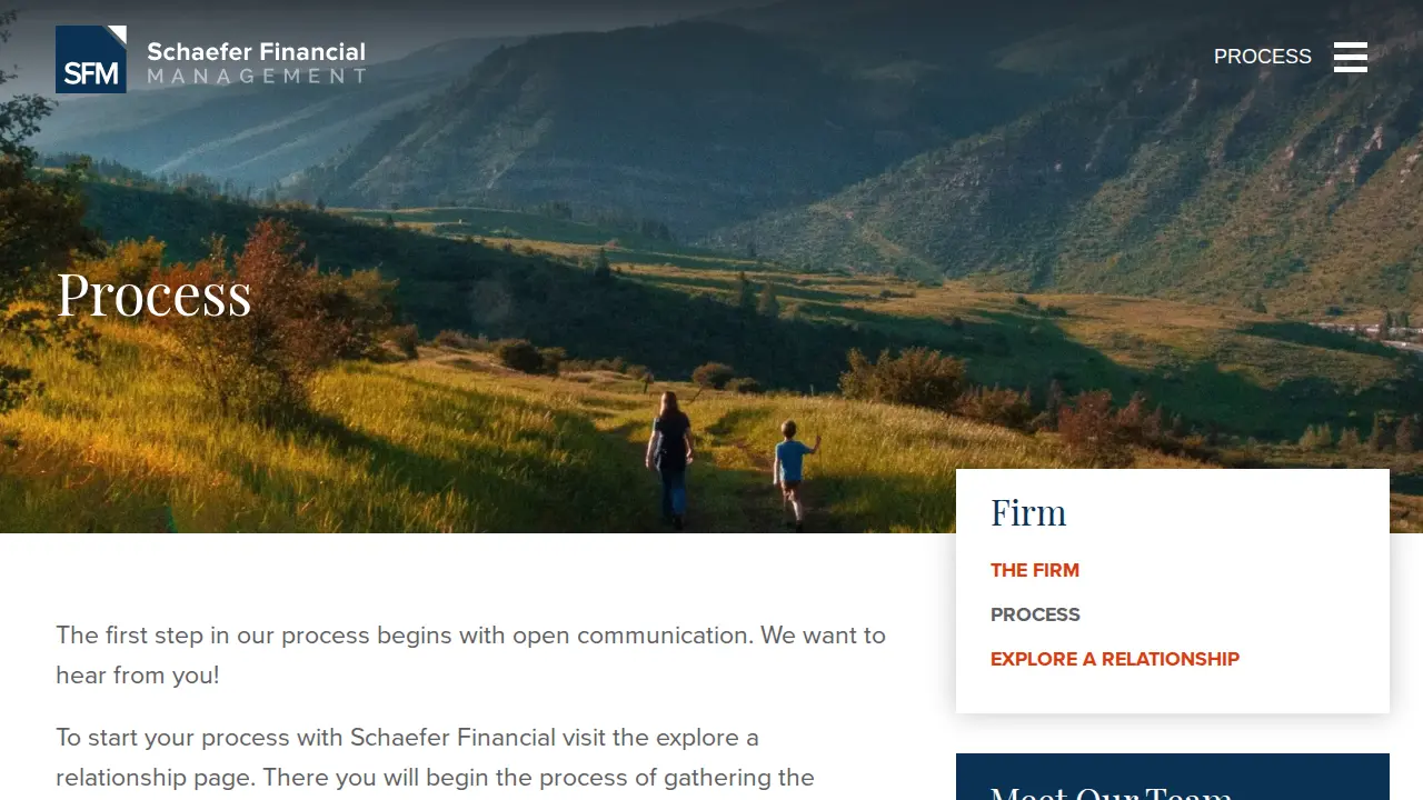 Schaefer Financial Management page