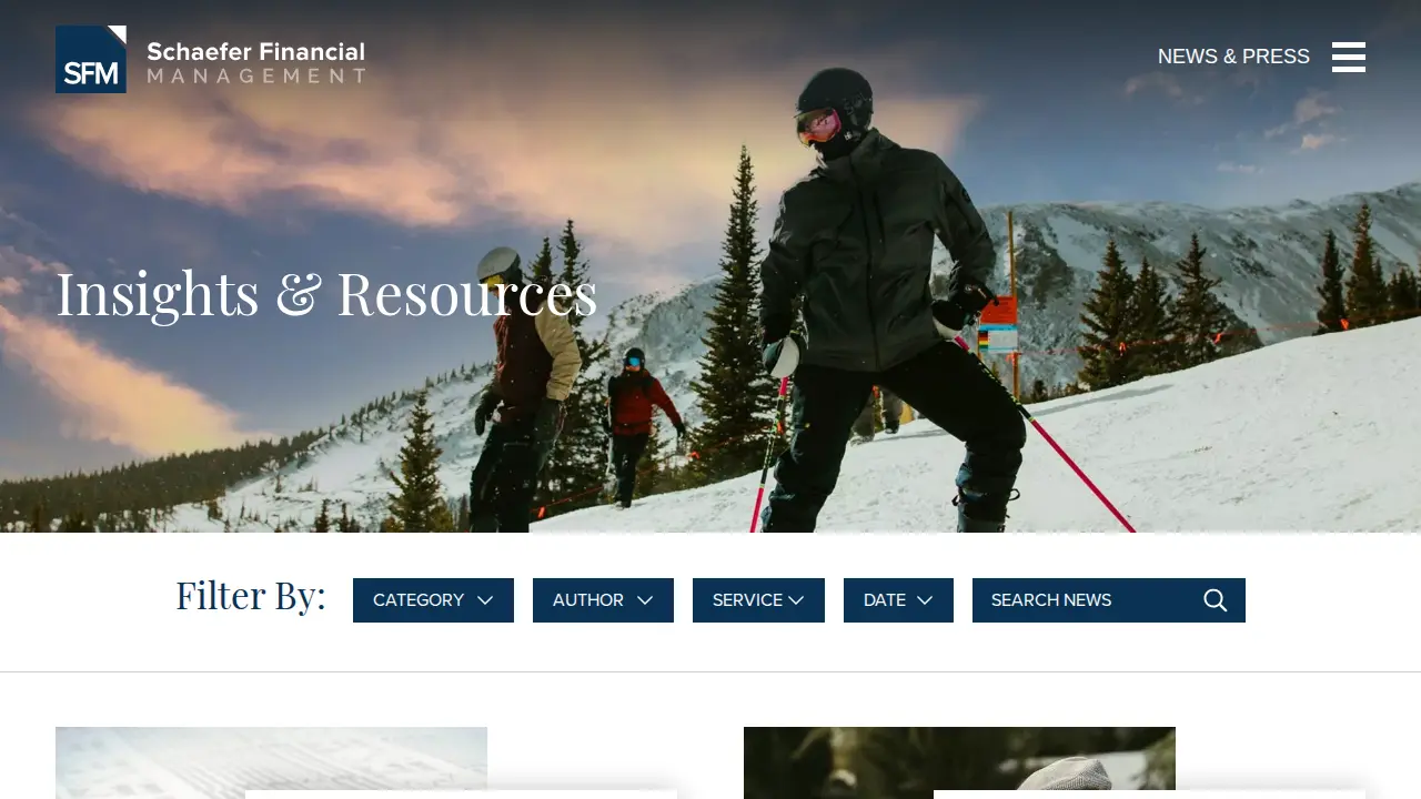 Schaefer Financial Management page