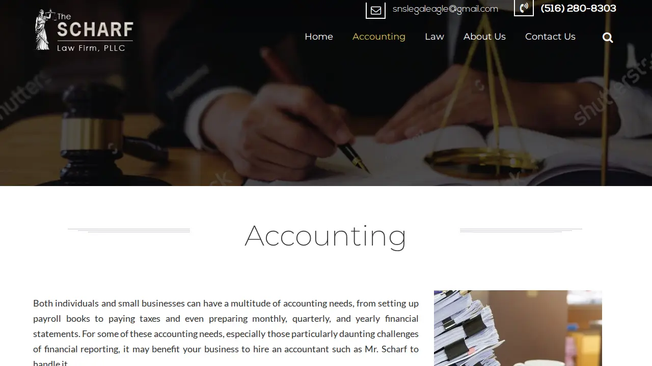 The Scharf Law Firm, PLLC page