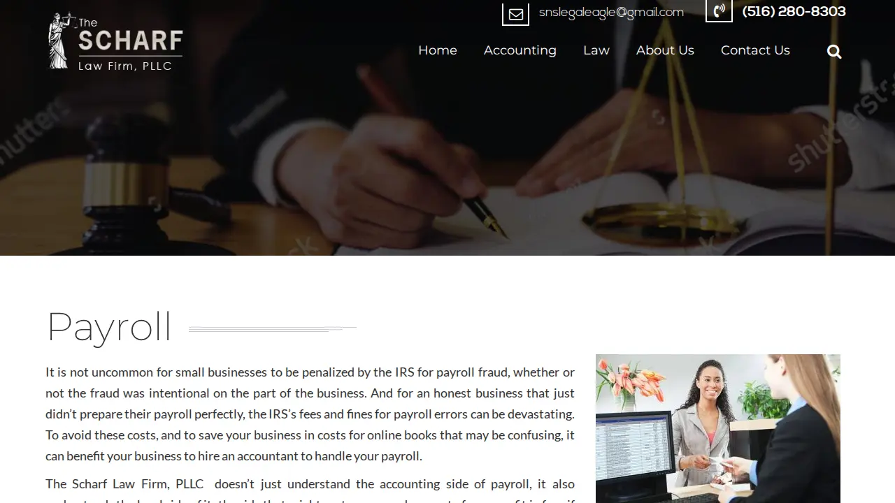 The Scharf Law Firm, PLLC page