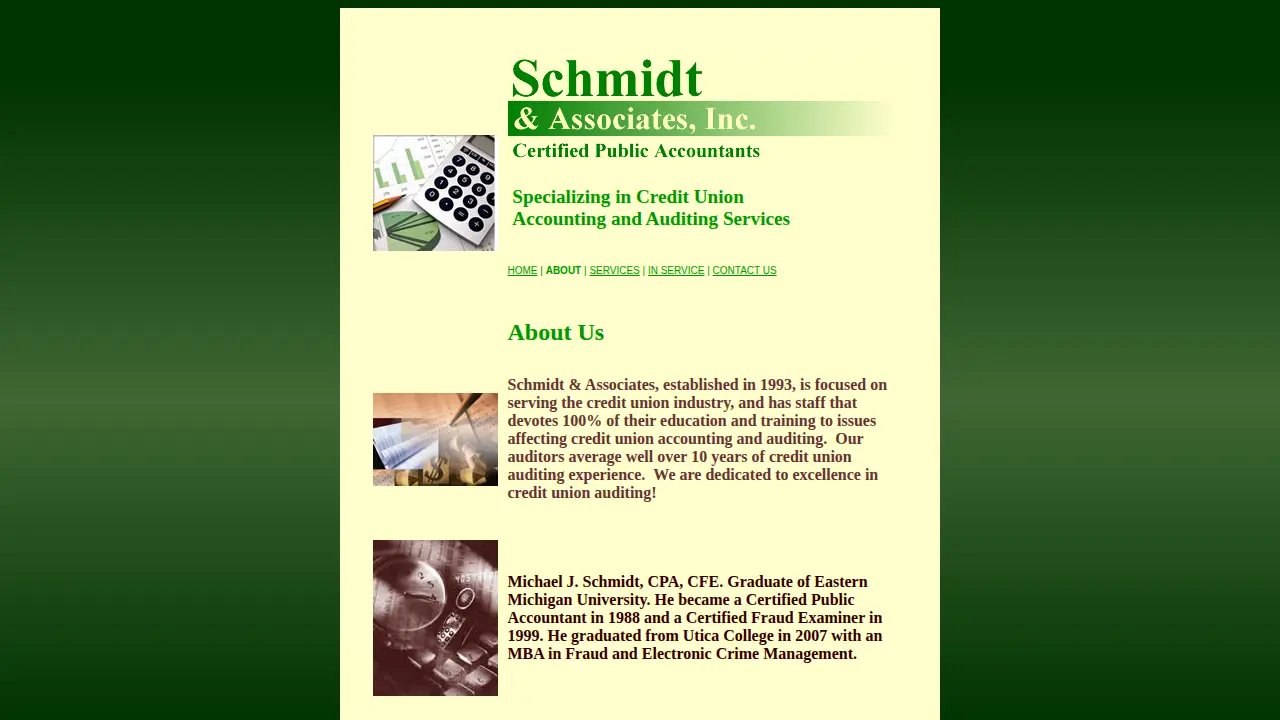 Schmidt & Associates, Inc. page