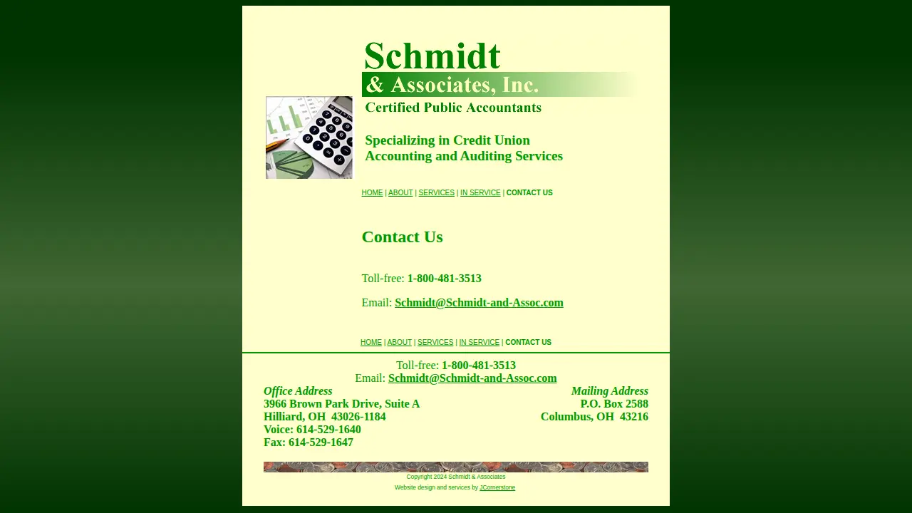 Schmidt & Associates, Inc. page