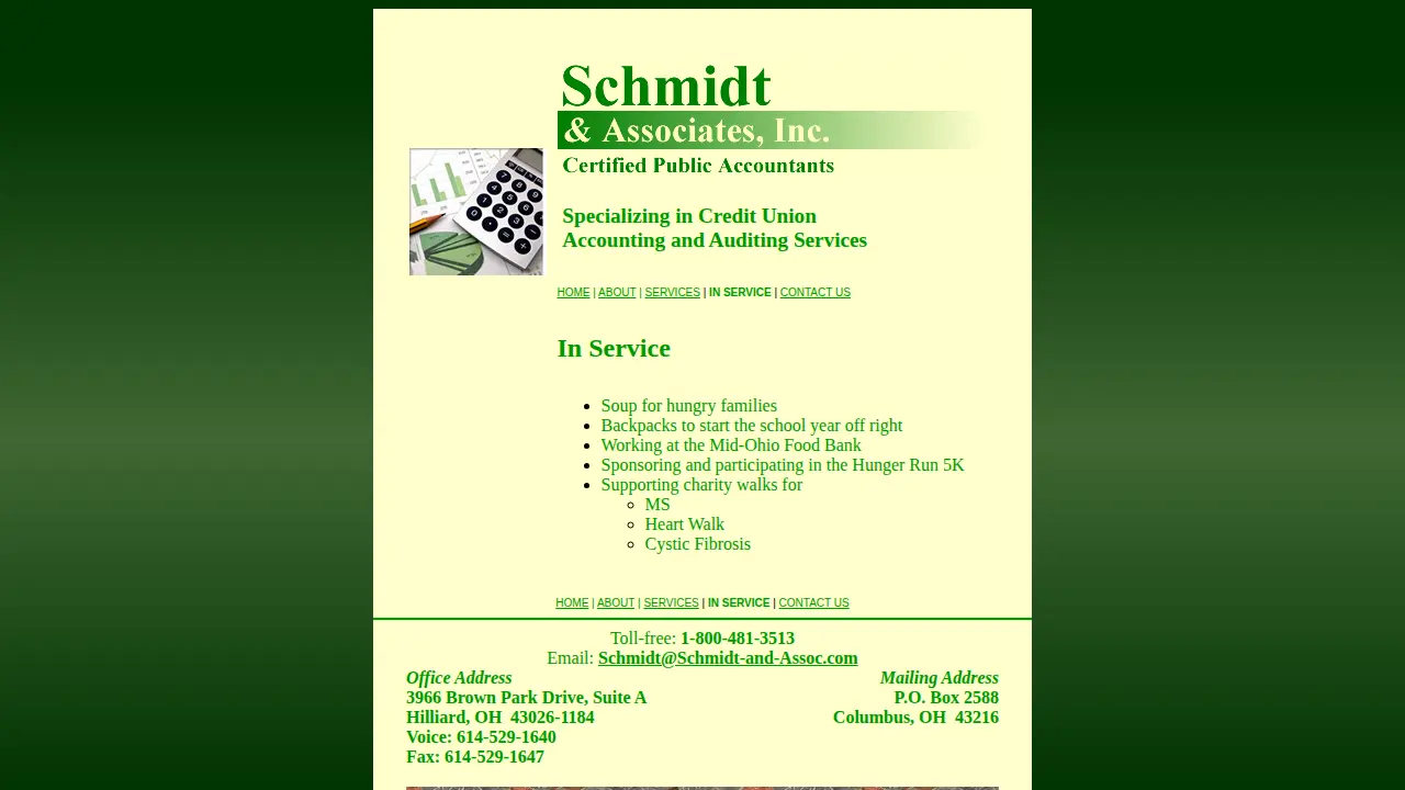 Schmidt & Associates, Inc. page