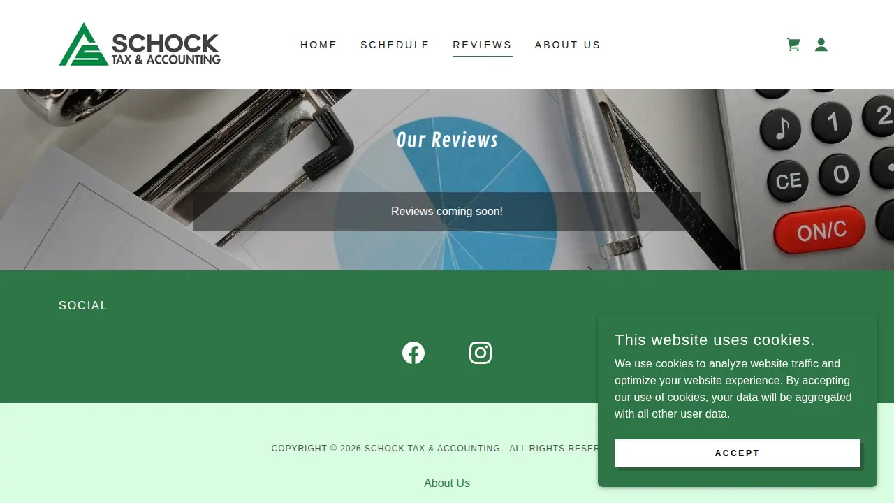 Schock Tax & Accounting page