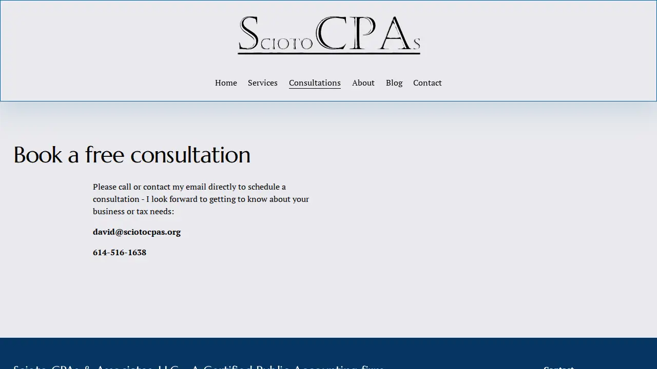 Scioto CPAs & Associates, LLC page