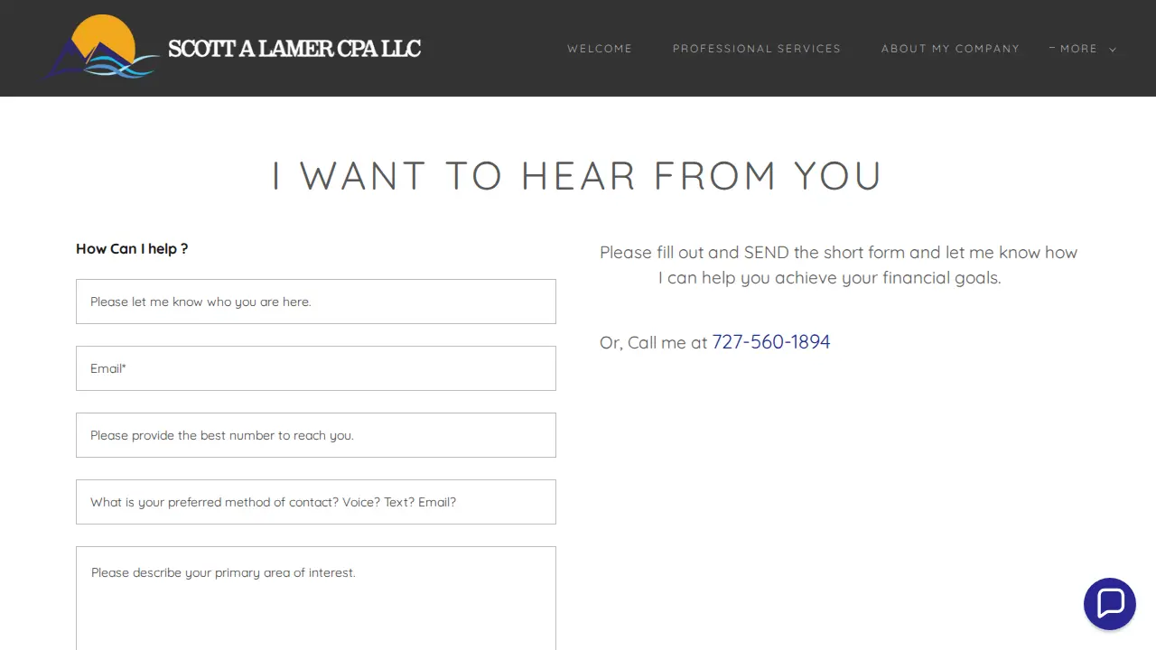 Scott A Lamer CPA LLC page