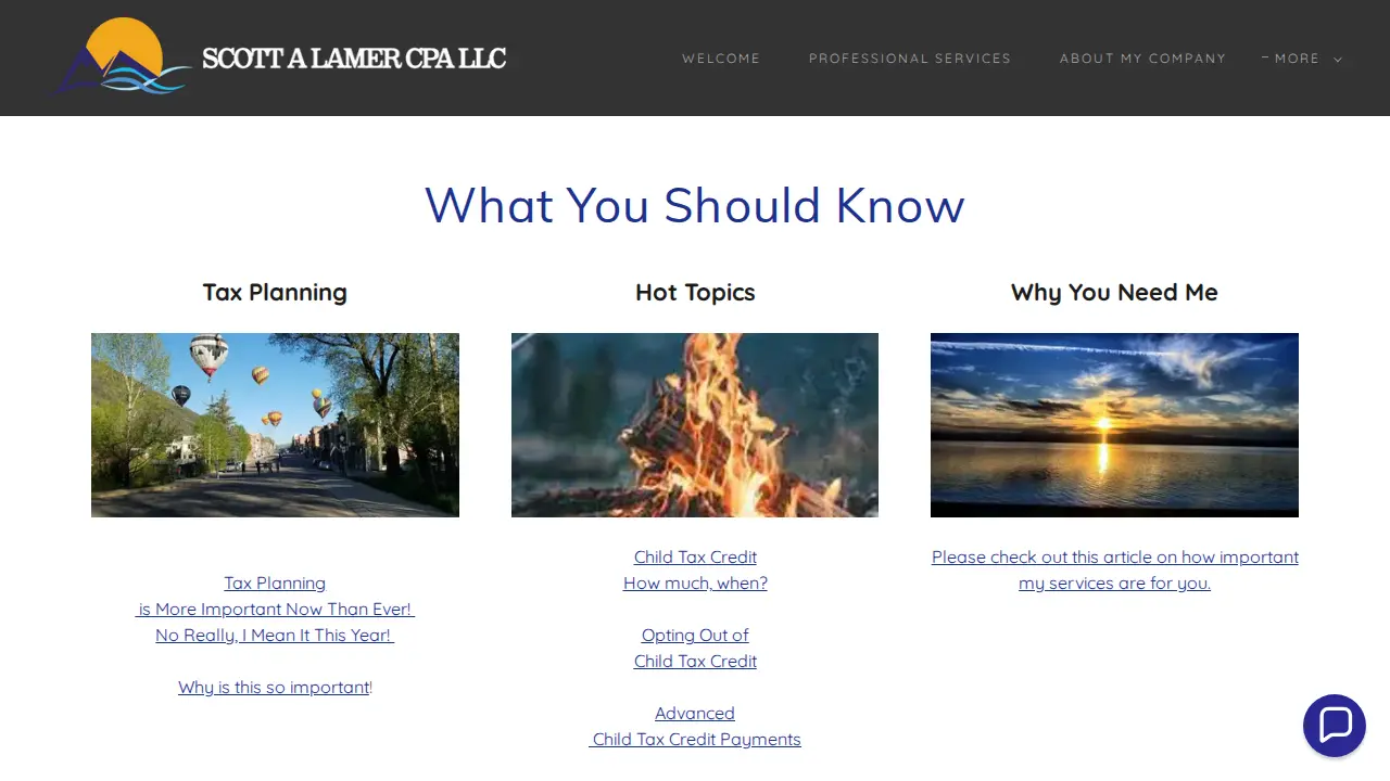 Scott A Lamer CPA LLC page