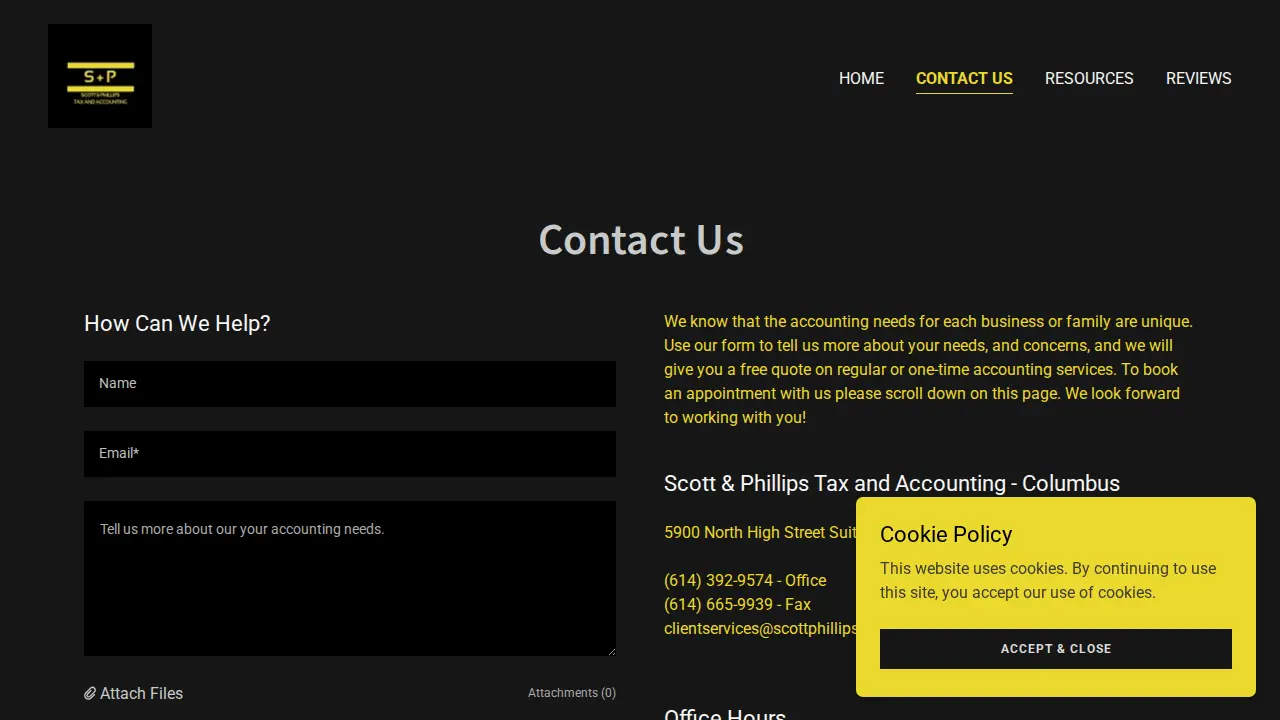 Scott & Phillips Tax and Accounting LLC page