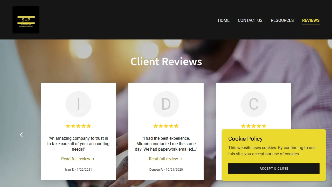 Scott & Phillips Tax and Accounting LLC page
