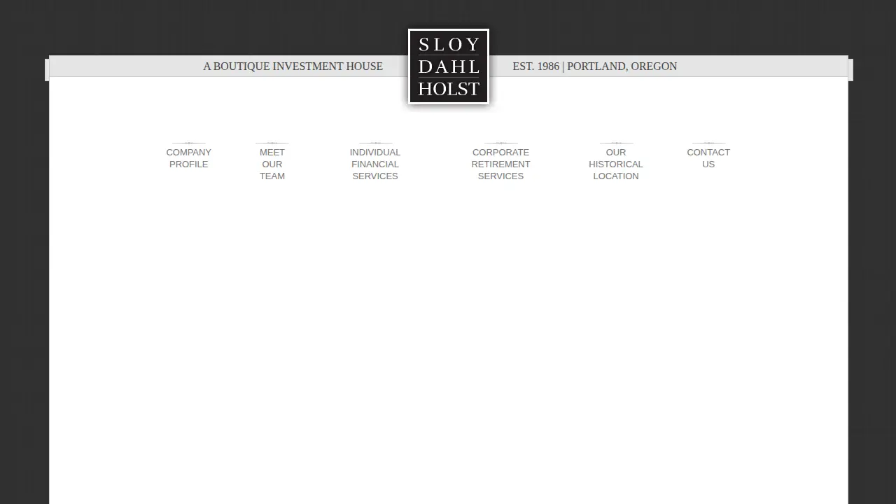 Sloy Dahl & Holst Inc