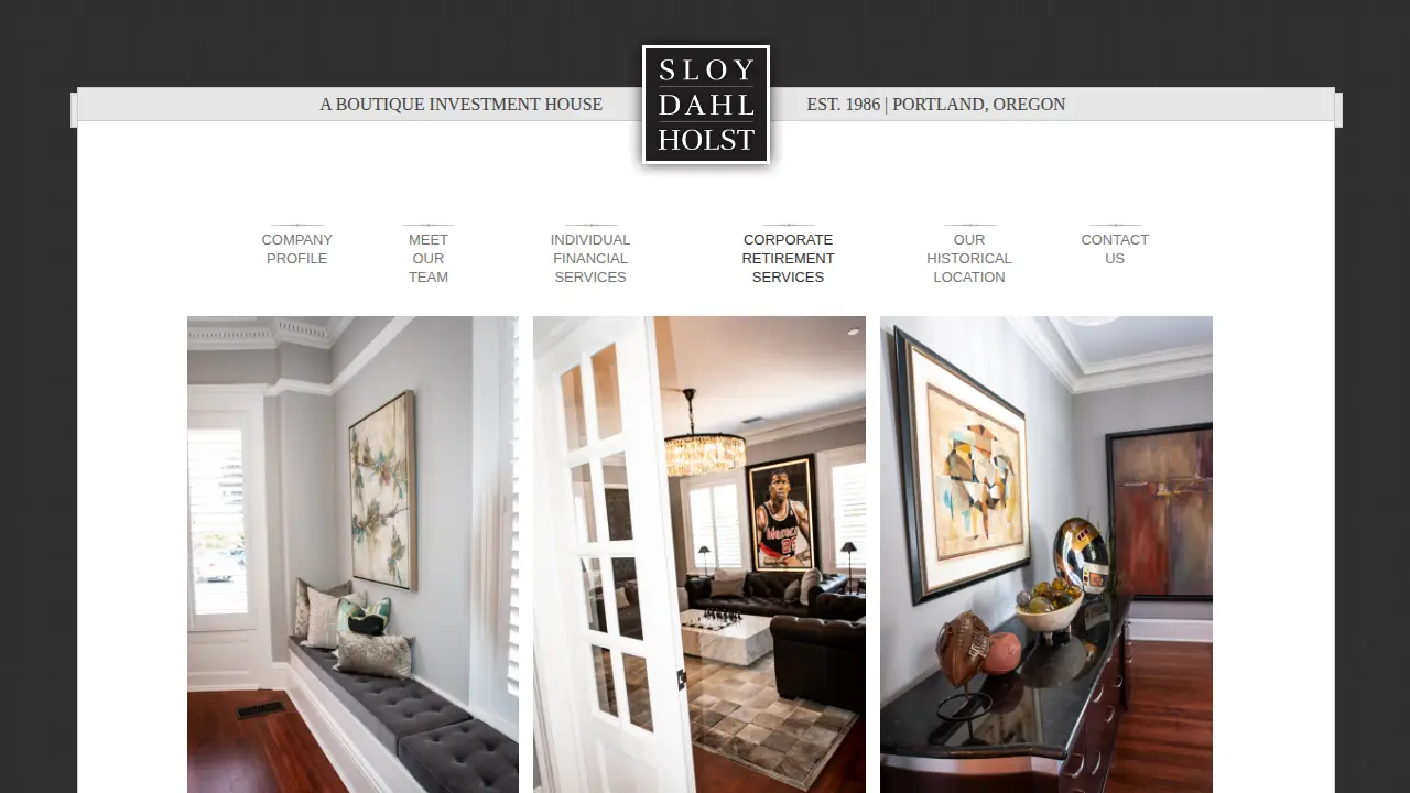 Sloy Dahl & Holst Inc page