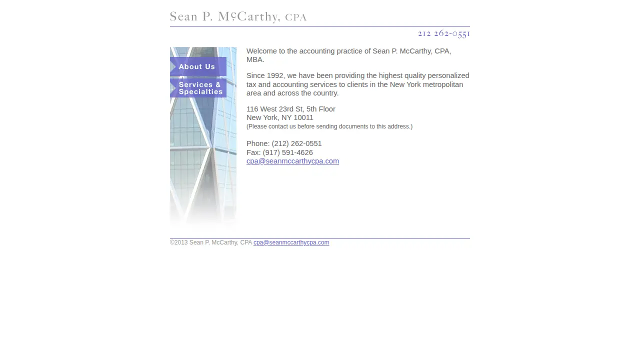 Sean P. McCarthy, CPA
