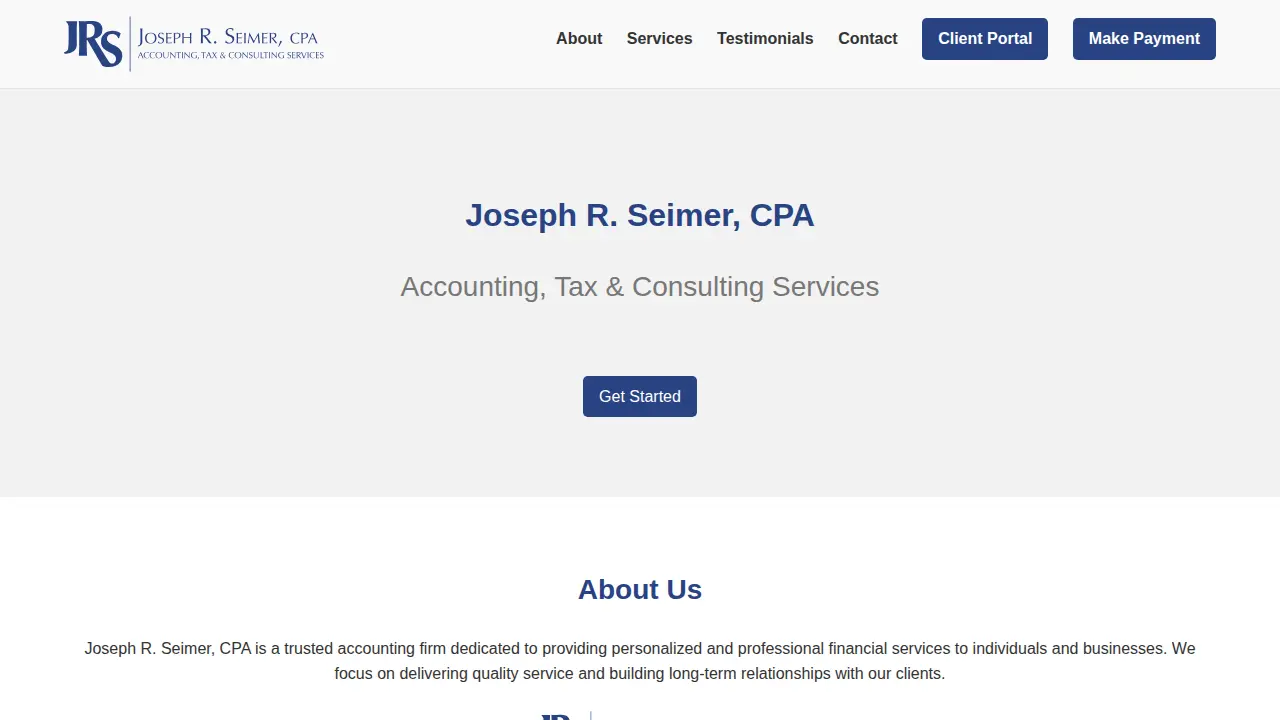 Joseph R Seimer CPA