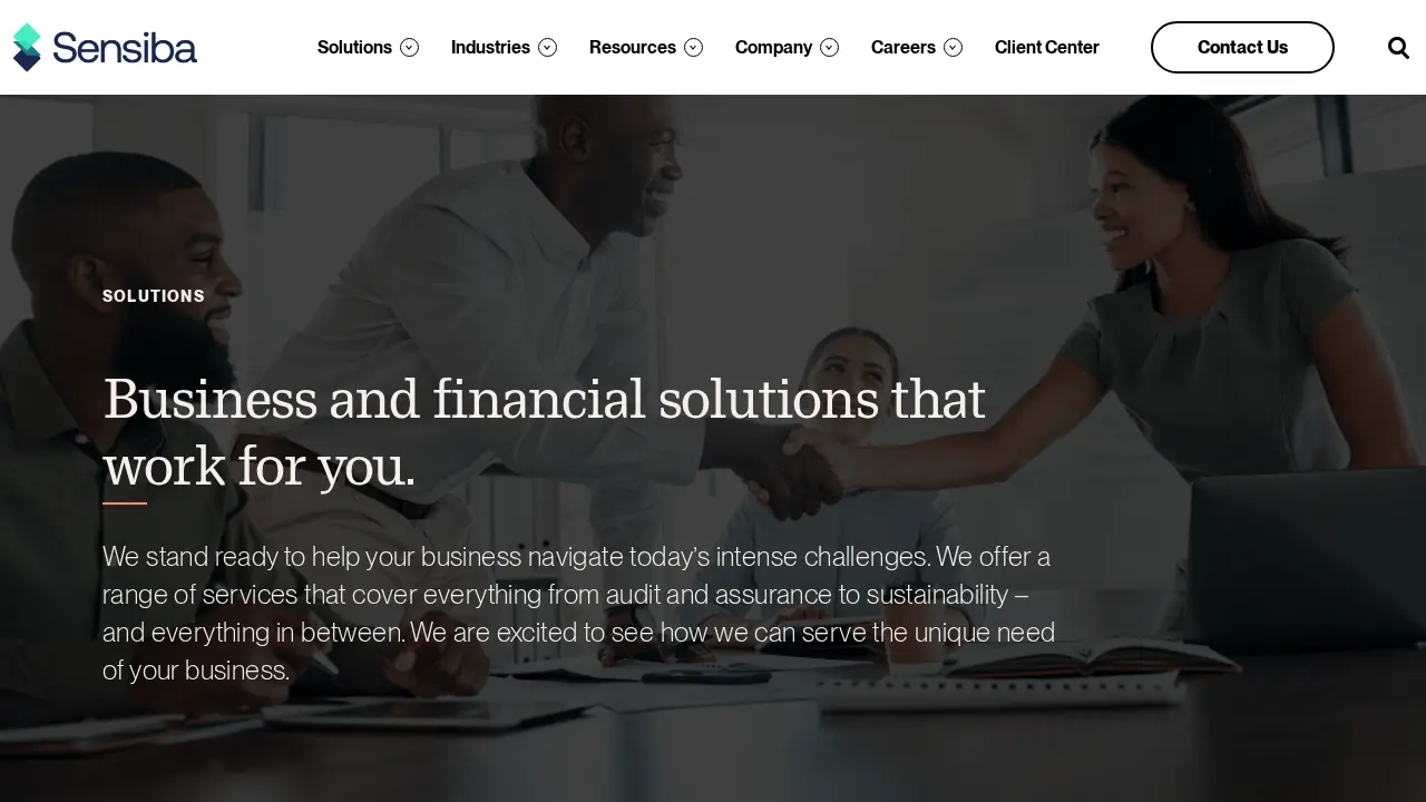 Sensiba LLP page