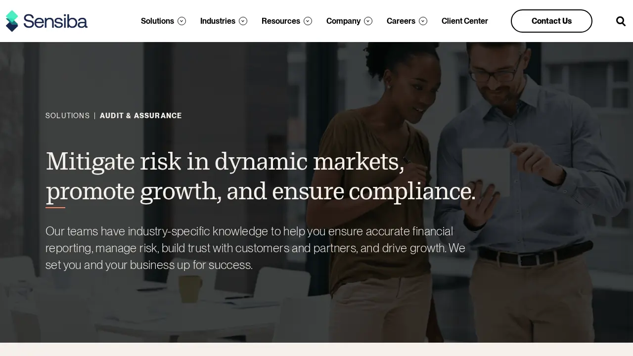 Sensiba LLP page