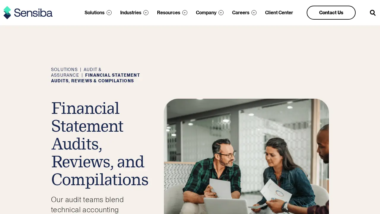 Sensiba LLP page