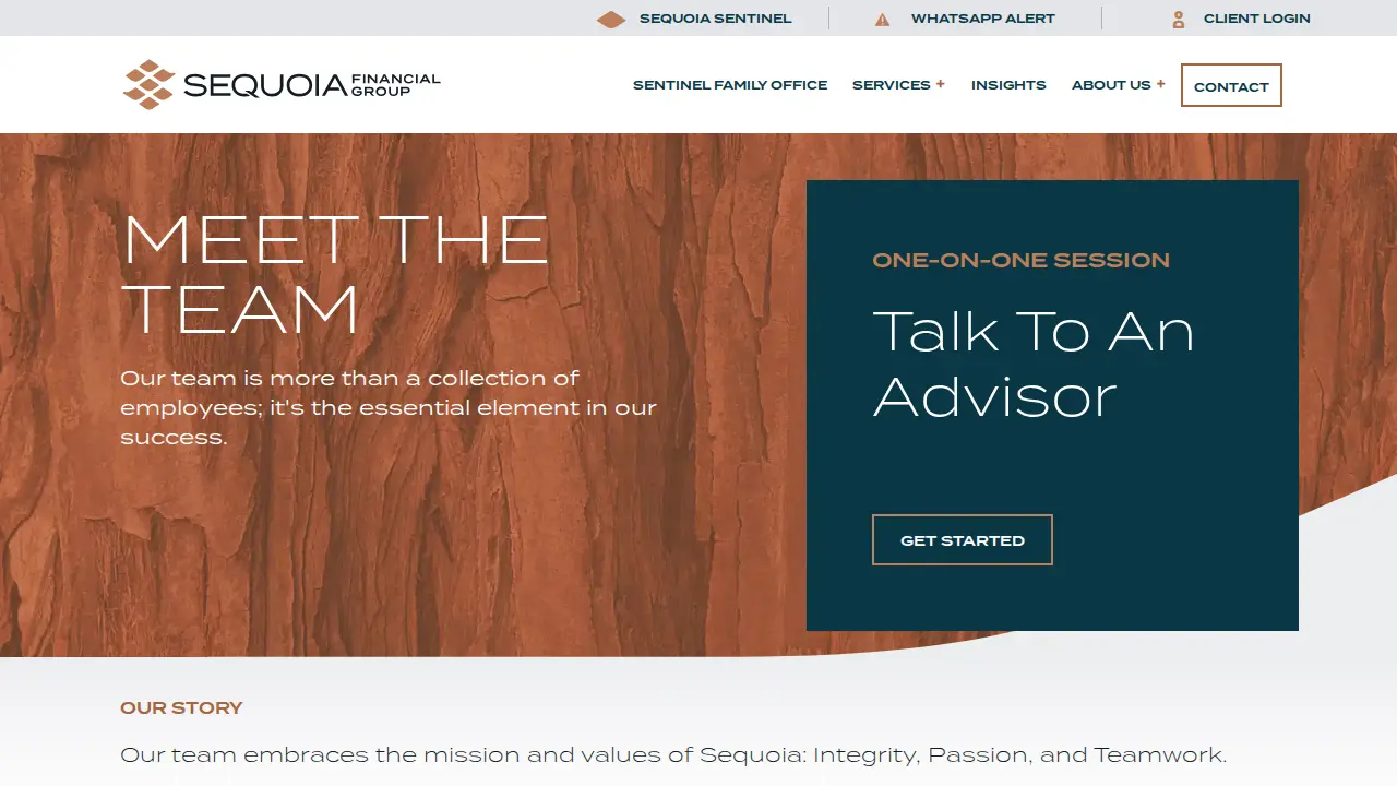 Sequoia Financial Group page