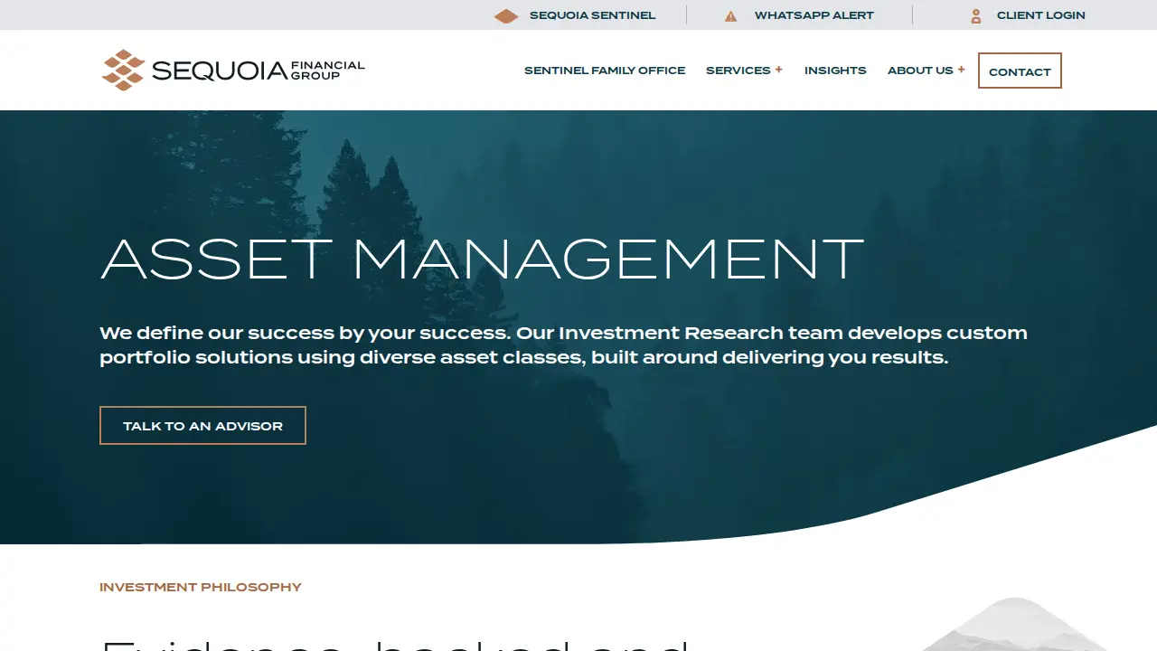 Sequoia Financial Group page