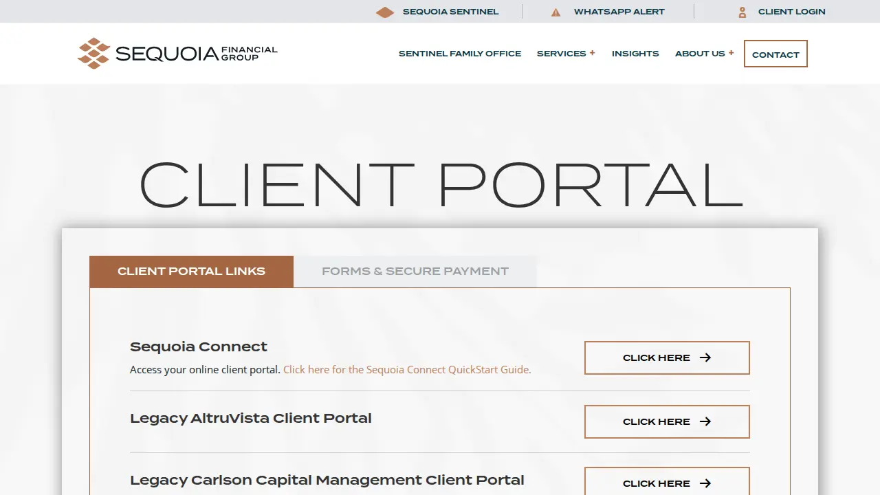 Sequoia Financial Group page