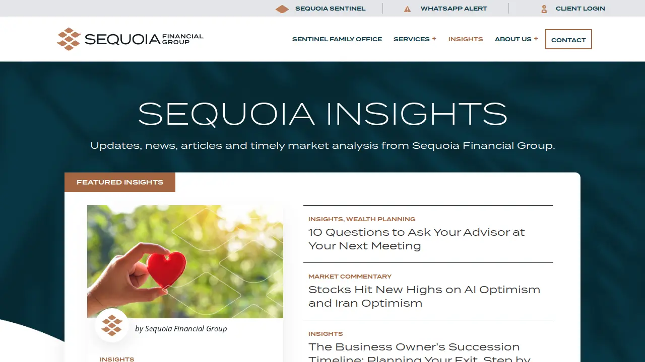 Sequoia Financial Group page
