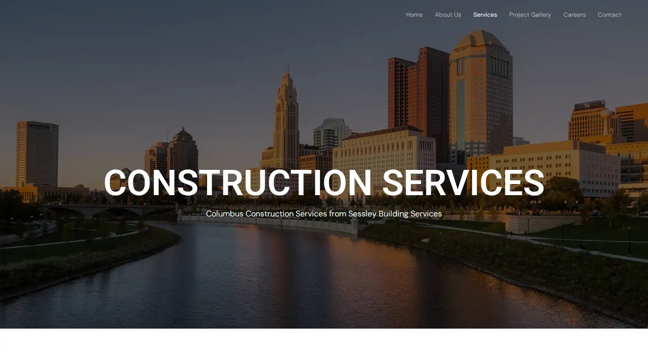 Sessley Building Services page