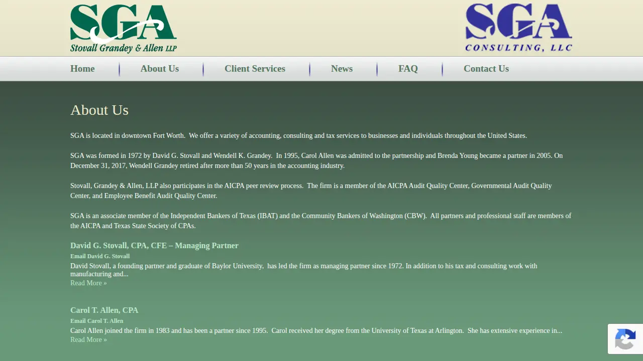 Stovall Grandey & Allen LLP page