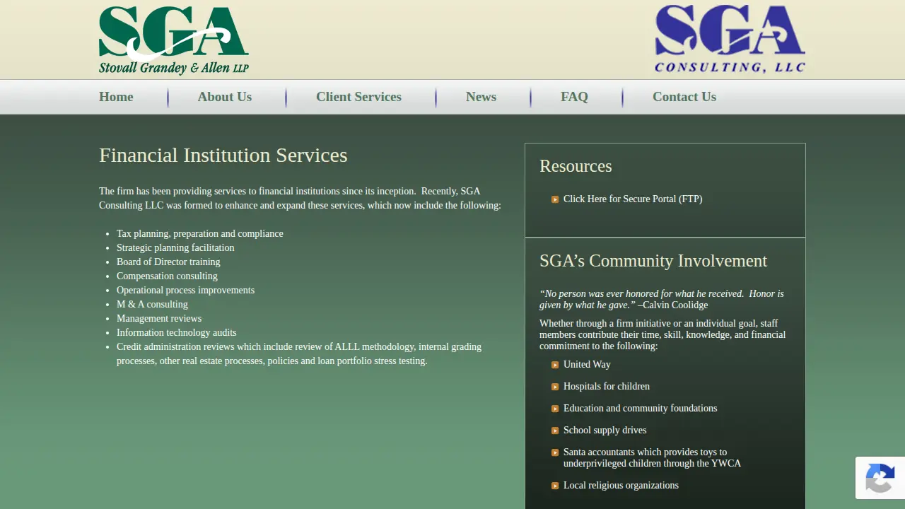 Stovall Grandey & Allen LLP page