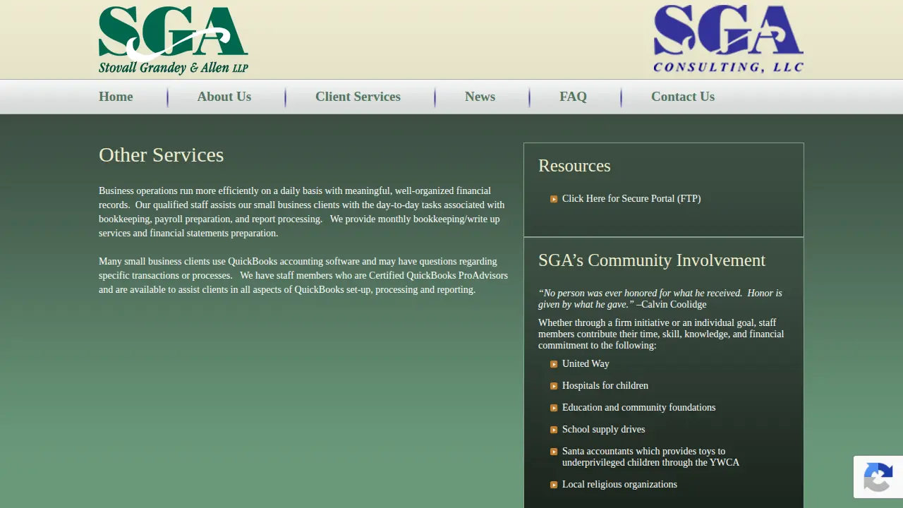 Stovall Grandey & Allen LLP page