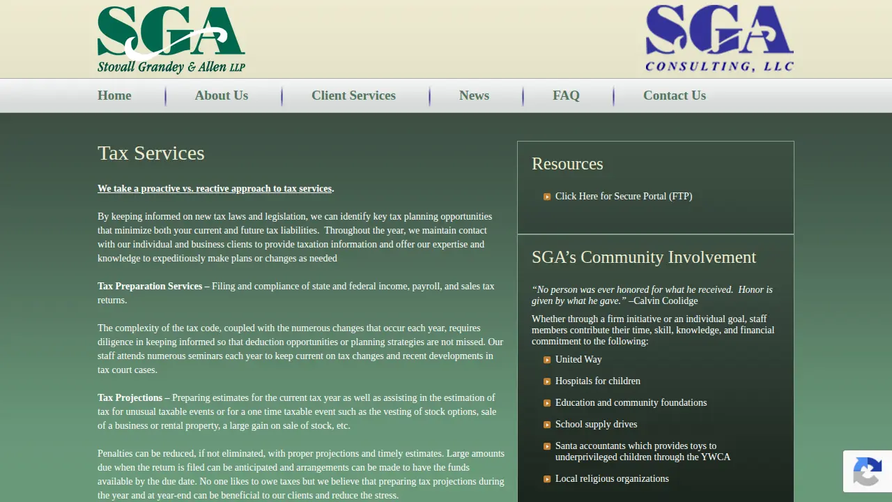 Stovall Grandey & Allen LLP page