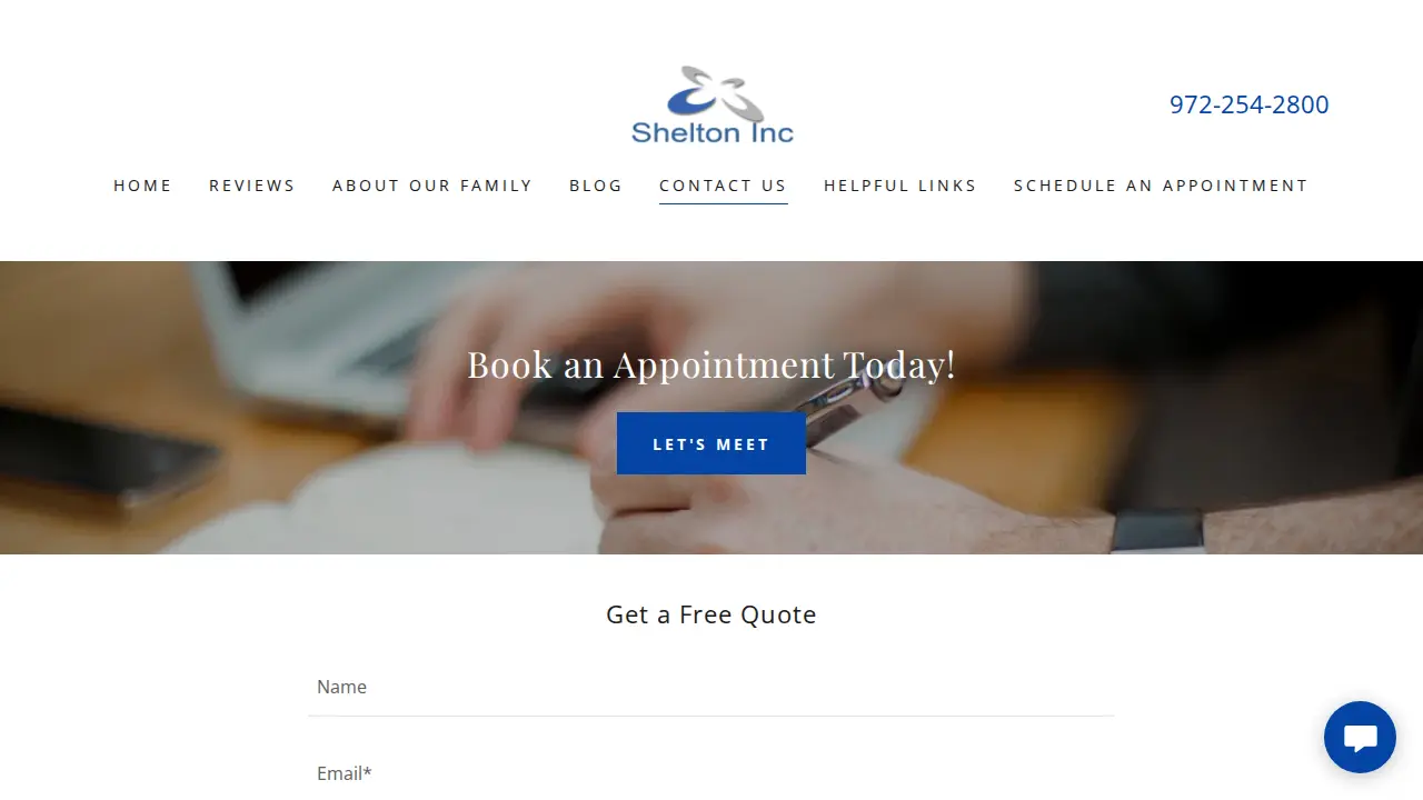 Shelton Inc. page